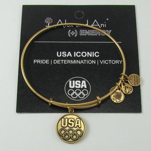 Alex and Ani Team USA Olympics Gold Bangle Bracelet